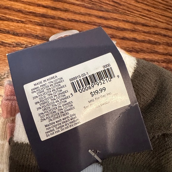 BNWT GAP pack ankle socks 3 packs! - Picture 2 of 3